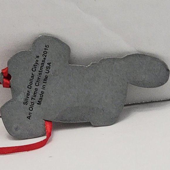Silver Dollar City Firemans Landing Lucky Dog Made USA Christmas Ornament 2015 - Picture 6 of 11